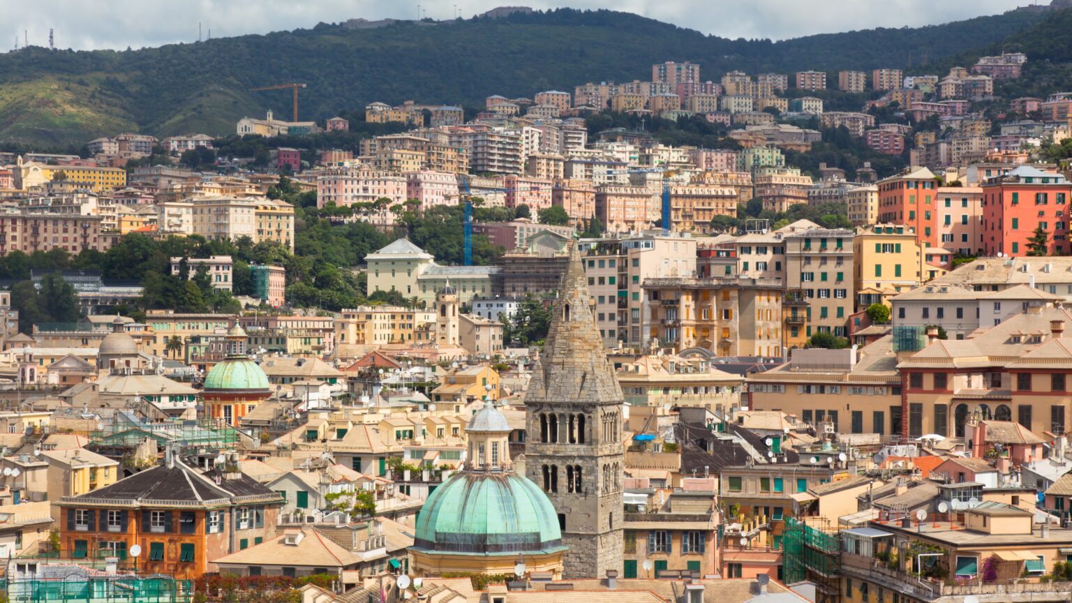 City Center of Genoa, Italy